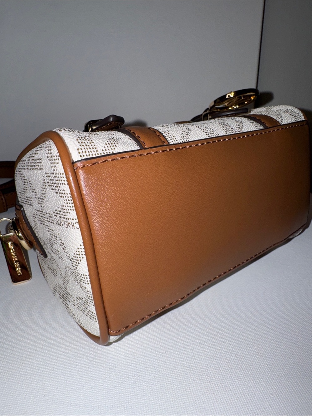 Michael Kors Bedford Legacy Extra-Small Logo Duffle Crossbody Bag XS Mini - Picture 6 of 13